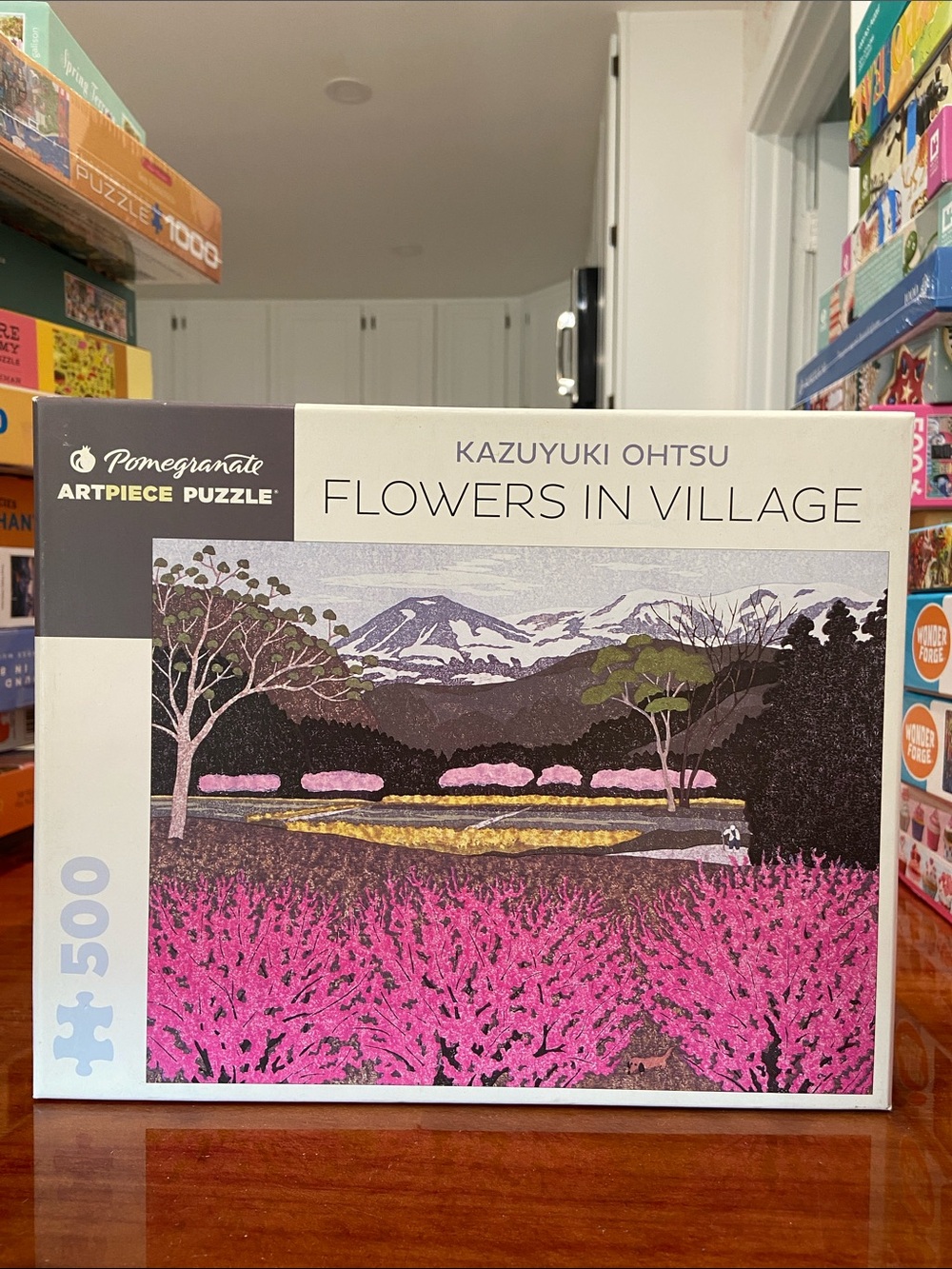 Pomegranate Kazuyuki Ohtsu Flowers in Village - 500 Piece Puzzle